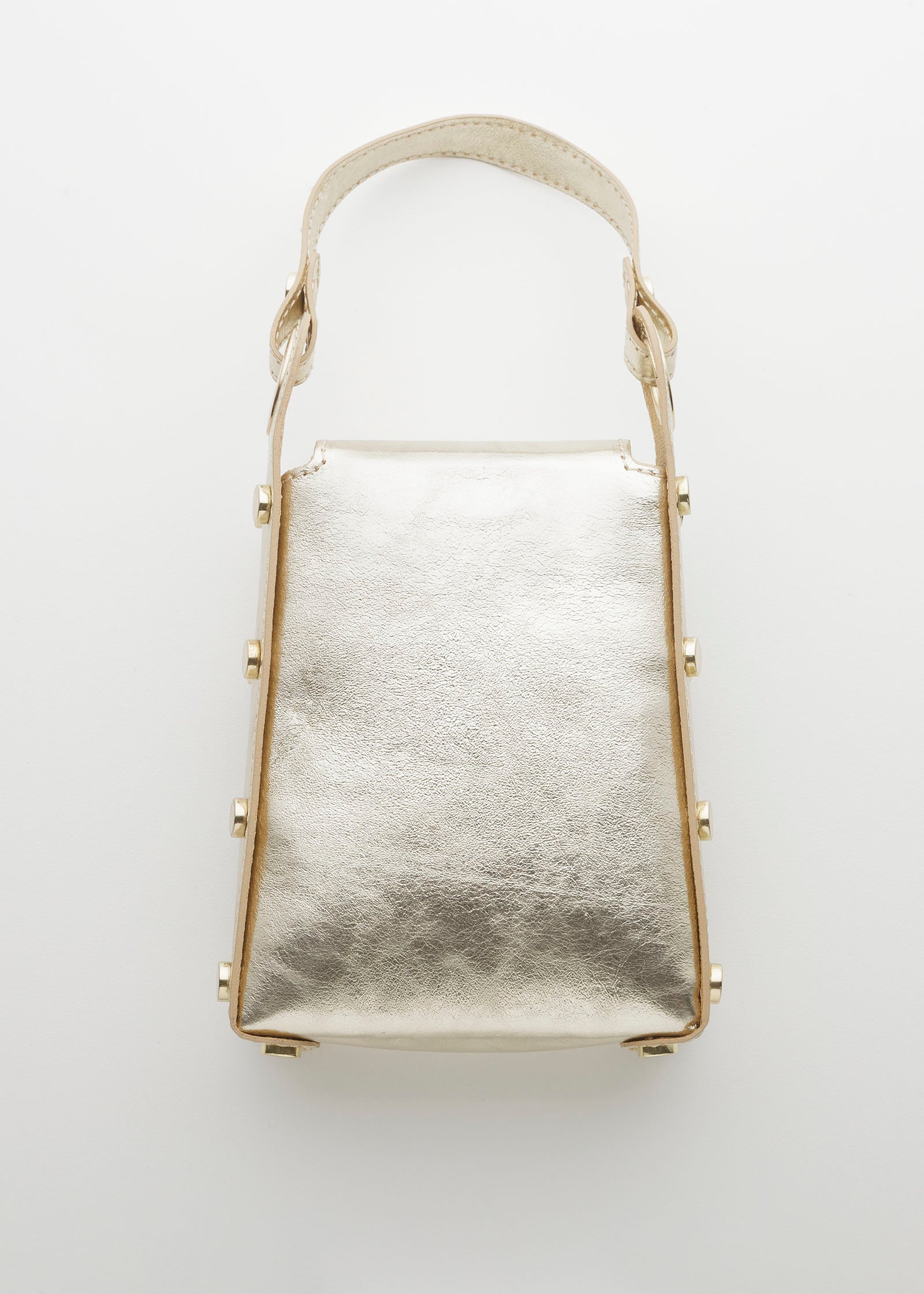 Mini Pochette Bag | Metallic Gold