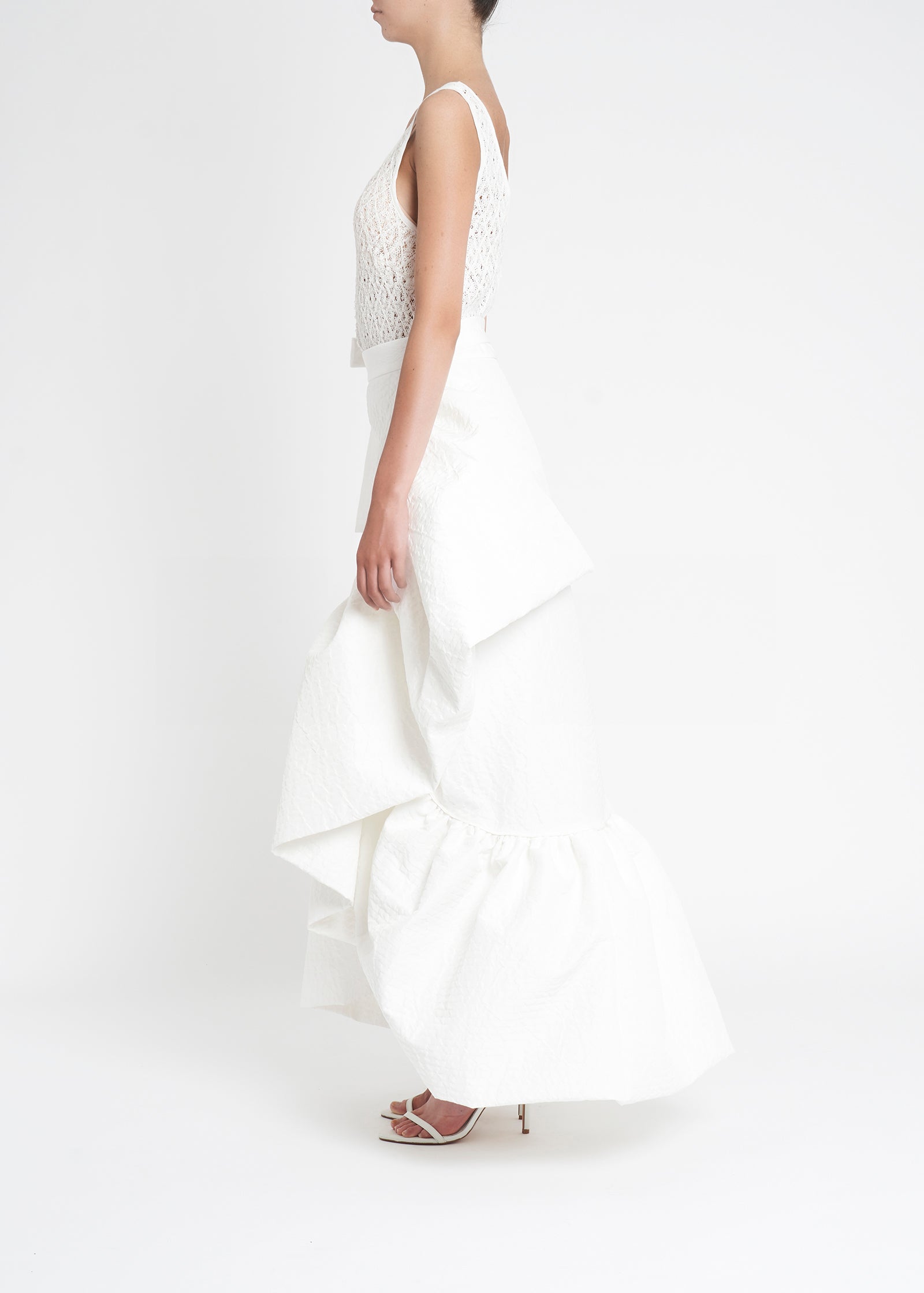 La Scala Wrap Skirt | White