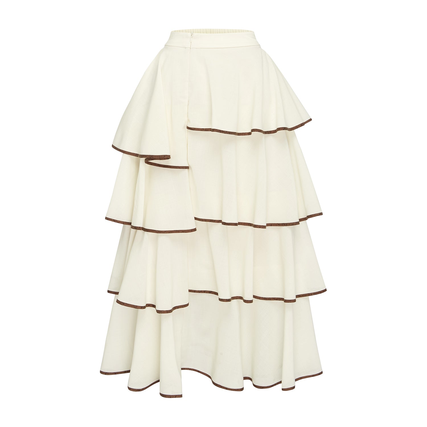Asymmetrical Skirt Winter White