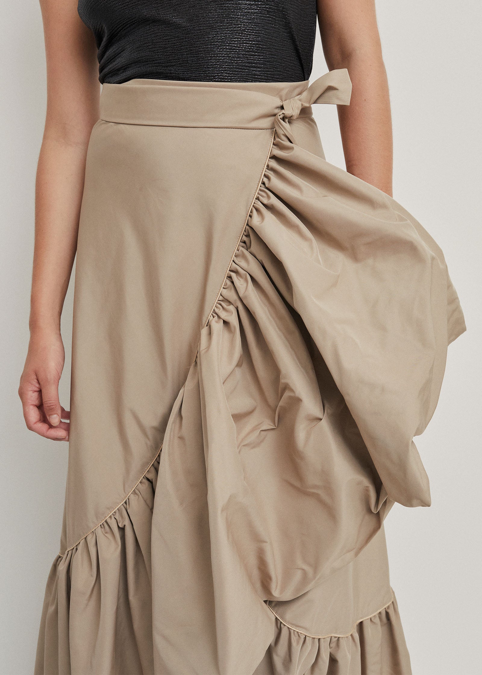 La Scala Wrap Skirt | Sand