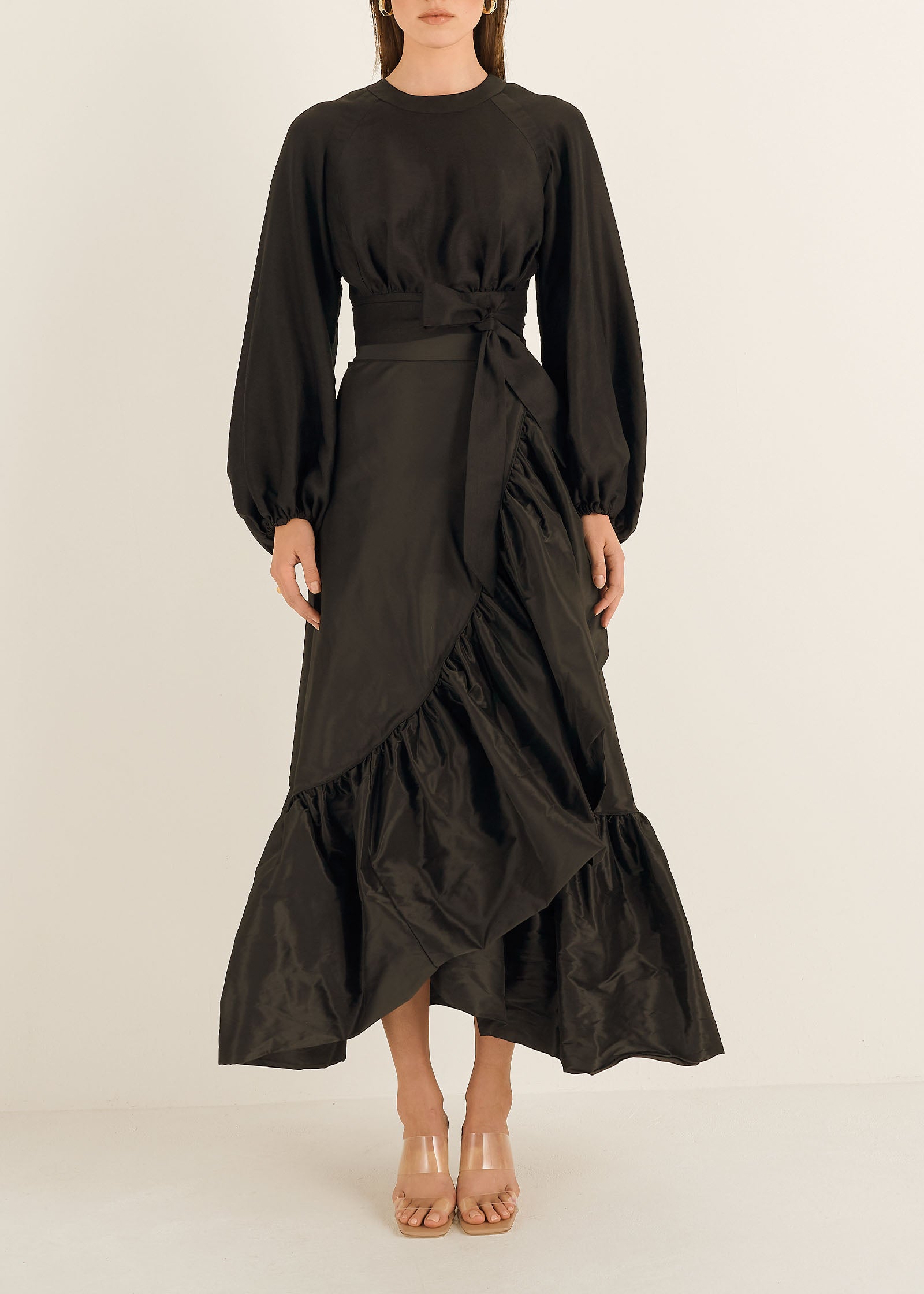 La Scala Wrap Skirt | Black